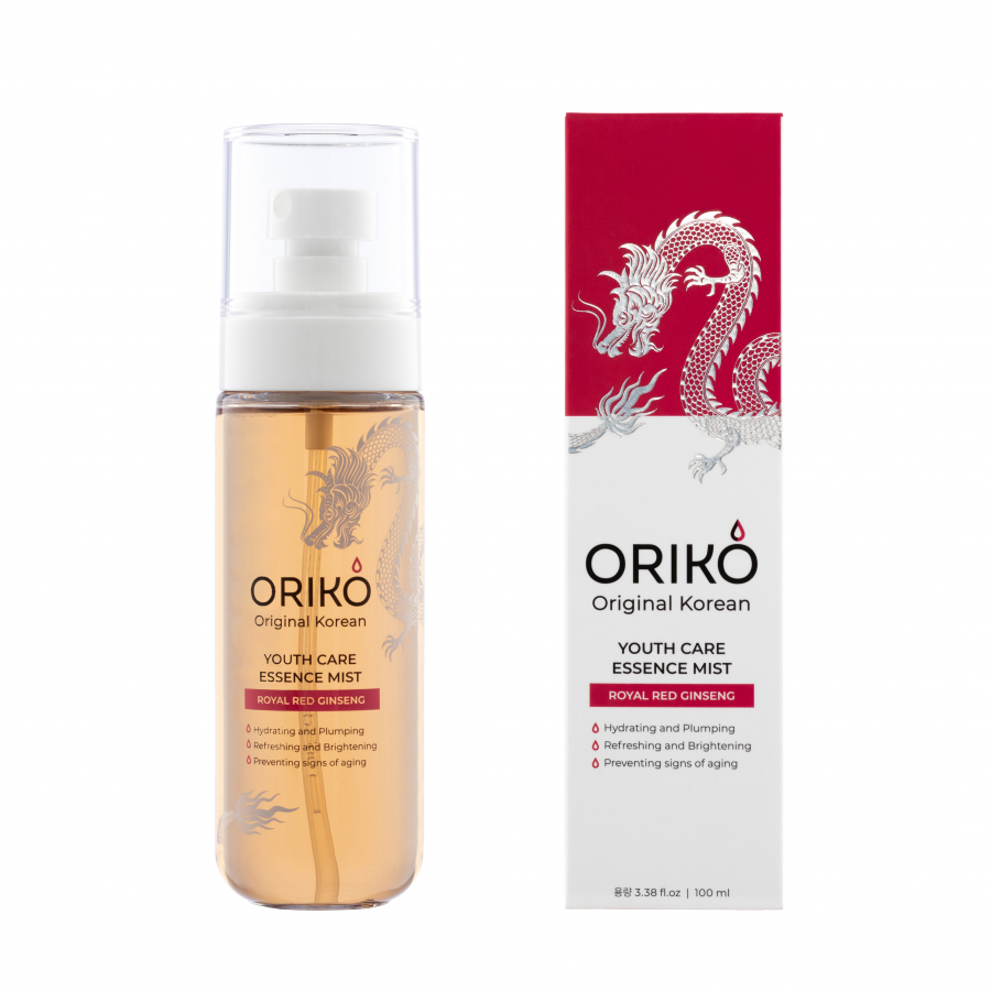 Увлажняющий мист-эссенция с экстрактом красного женьшеня ORIKO Royal Red Ginseng Youth Care Essence Mist 100ml