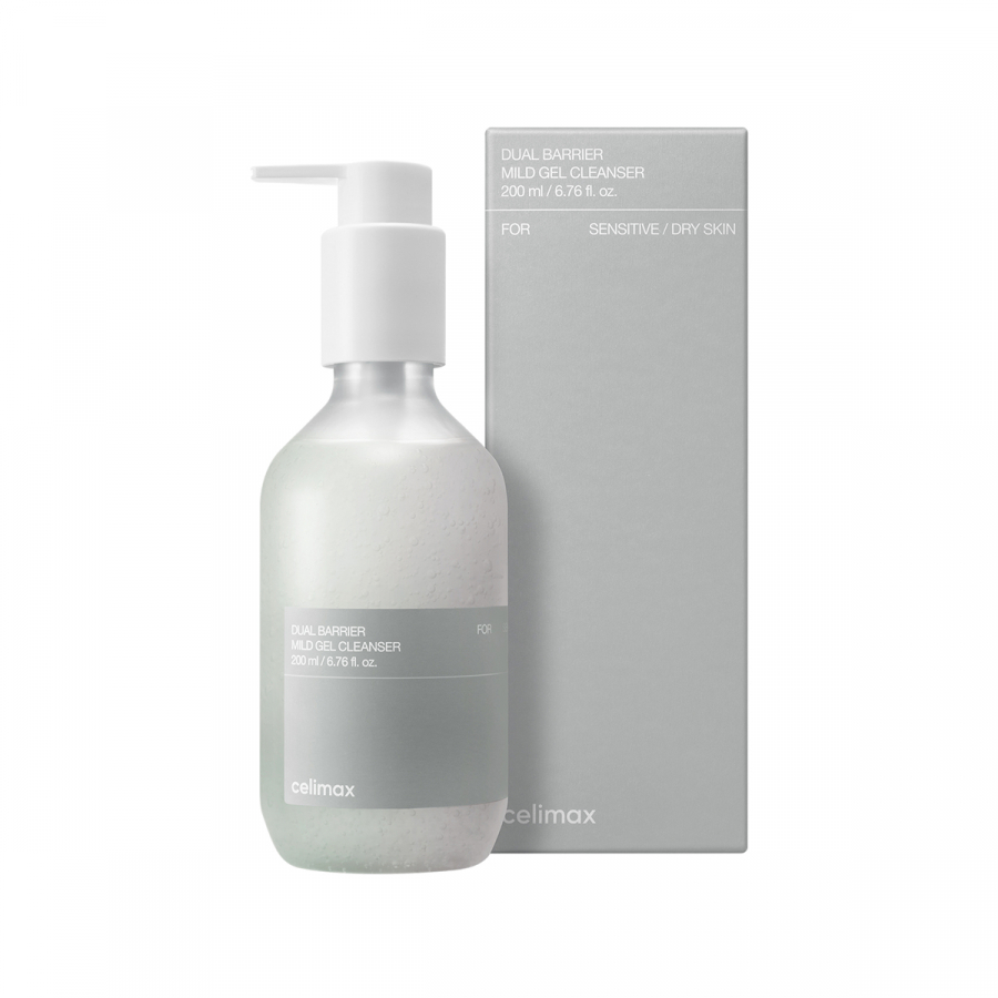 Celimax Dual Barrier Mild Gel Cleanser Мягкий очищающий гель для умывания с керамидами 200мл