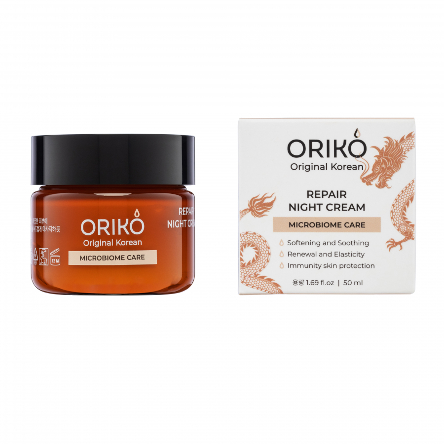 Ночной крем для лица, восстанавливающий микробиом кожи ORIKO Repair night cream Microbiome care 50ml