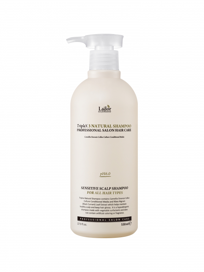 La'dor Triplex Natural Shampoo Шампунь с натуральными ингредиентами 530мл