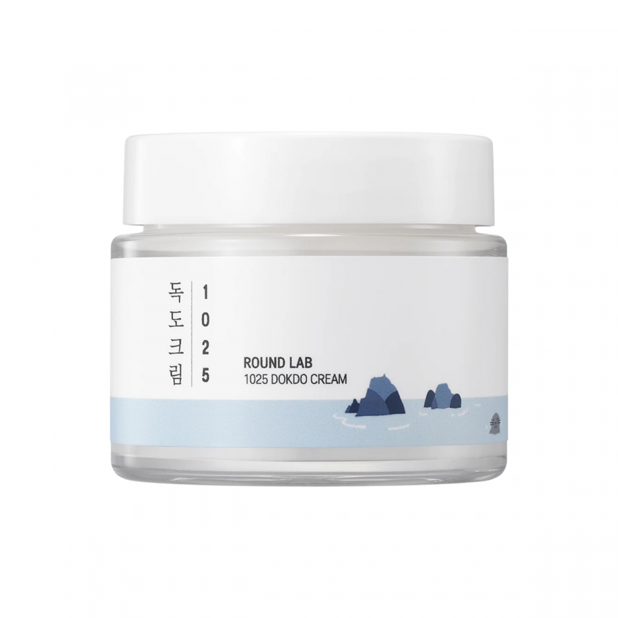 ROUND LAB 1025 DOKDO CREAM Увлажняющий крем для лица с глубоководной морской водой 80мл