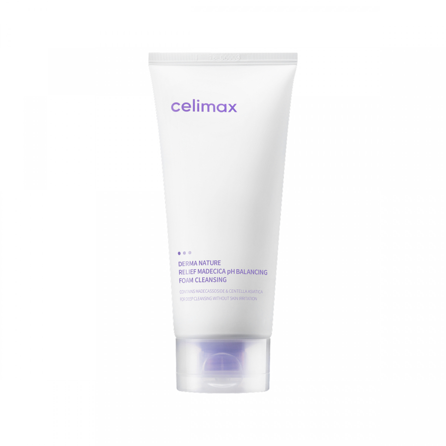 CELIMAX Derma Nature Relief Madecica Ph Balancing Foam Cleansing Слабокислотная пенка для умывания с экстратком центеллы азиатской 150мл