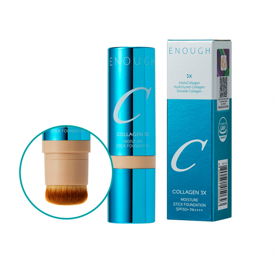 Увлажняющий тональный крем с коллагеном ENOUGH Collagen 3X Moisture Stick Foundation №21 14g