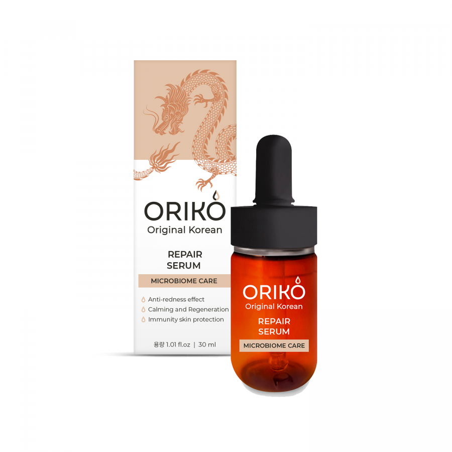 ORIKO Repair serum Microbiome care Сыворотка для лица, восстанавливающий микробиом кожи 30мл