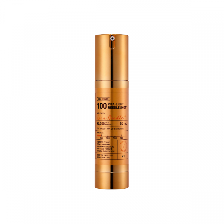 VT Cosmetics VT VITA-LIGHT REEDLE SHOT 100 Сыворотка-бустер для лица с микроиглами и витамином C 50мл