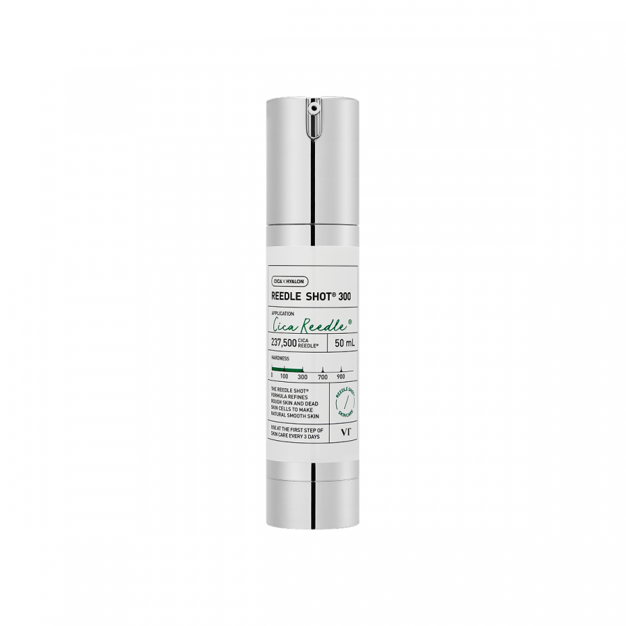 VT Cosmetics VT REEDLE SHOT 300 Деликатная сыворотка-бустер для лица с микроиглами и экстрактом центеллы азиатской 50мл
