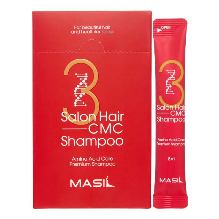 MASIL 3 SALON HAIR CMC SHAMPOO Восстанавливающий шампунь для волос с аминокислотами 8мл*20