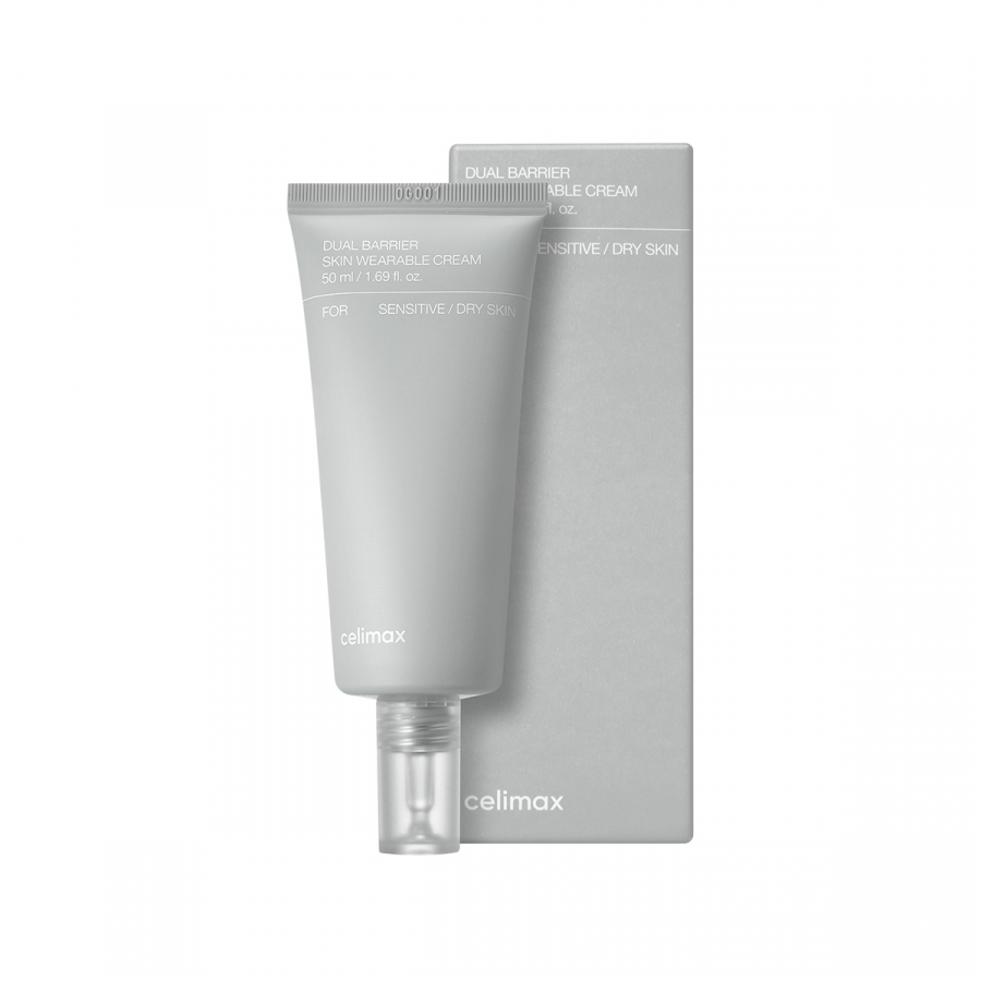 Celimax Dual Barrier Skin Wearable Cream Крем для восстановления защитного барьера кожи лица с керамидами 50мл