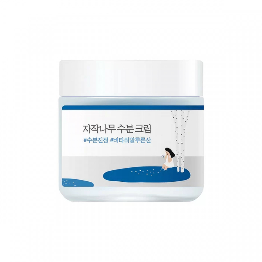 ROUND LAB BIRCH JUICE MOISTURIZING CREAM Увлажняющий крем для лица с берёзовым соком 80мл