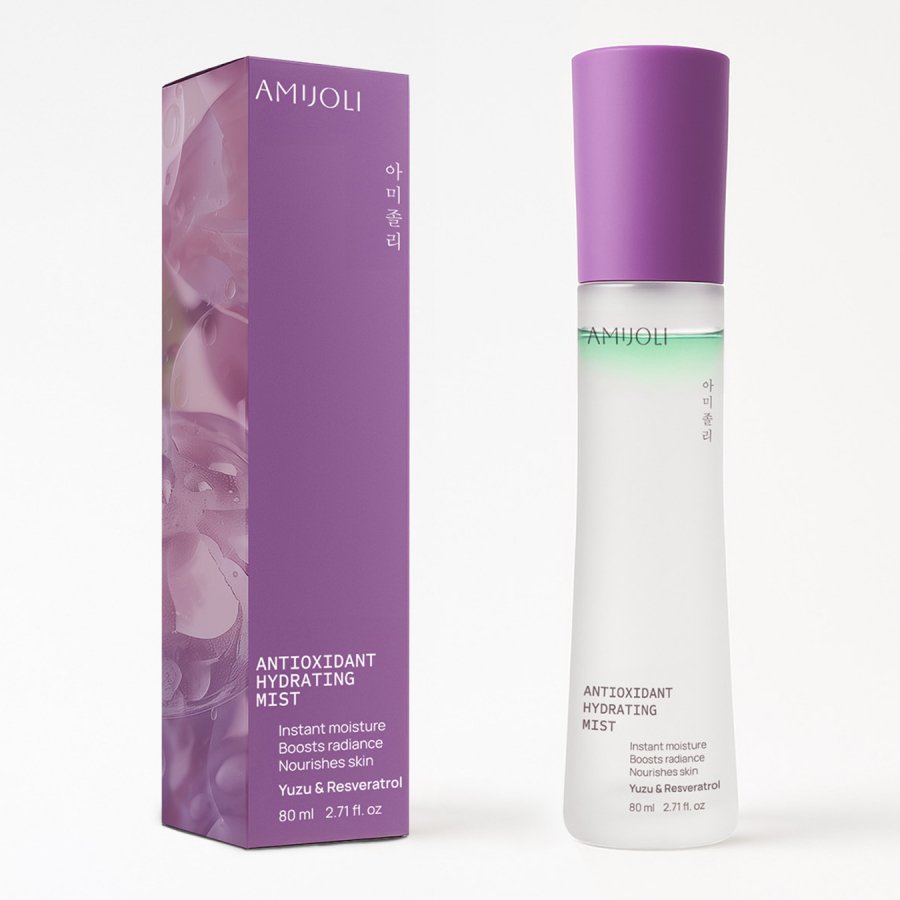 AMIJOLI YUZU & RESVERATROL HYDRATING ANTIOXIDANT MIST Увлажняющий антиоксидантный мист-спрей c экстрактом юдзу и ресвератролом 80 мл