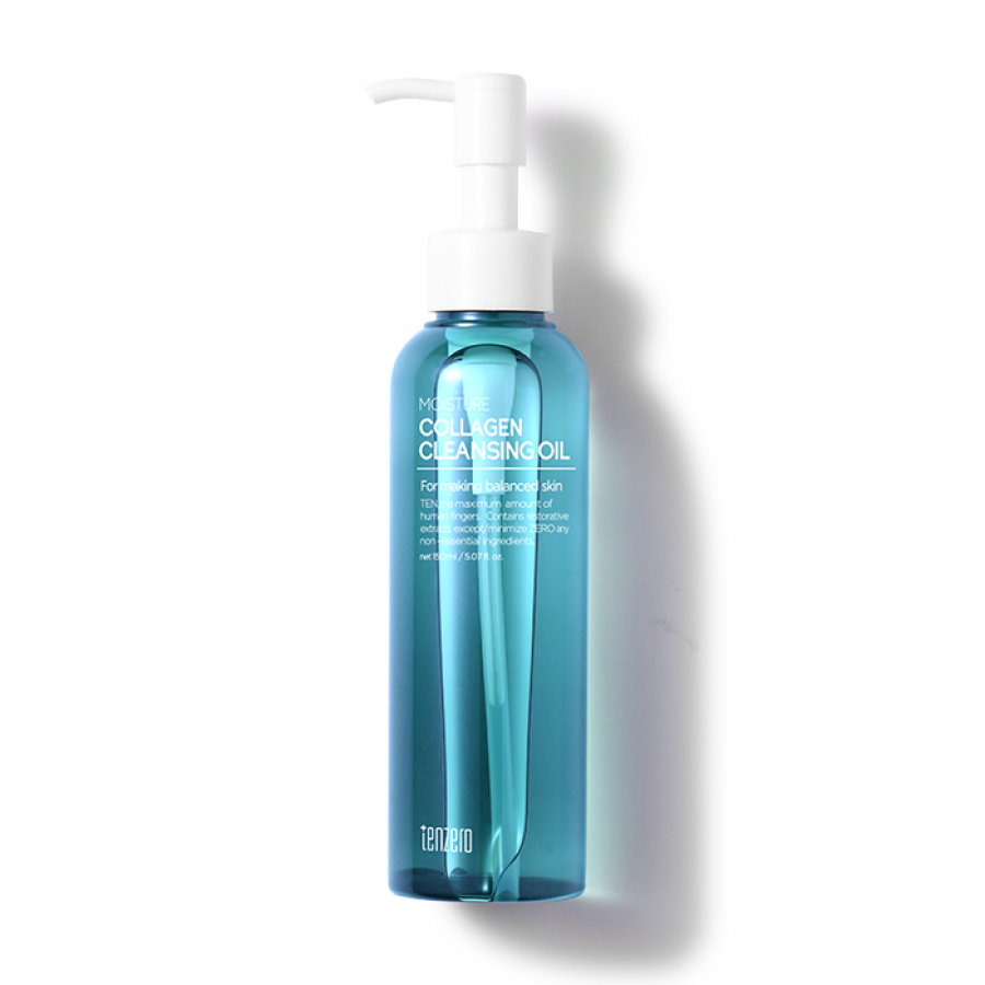 TENZERO MOISTURE COLLAGEN CLEANSING OIL Увлажняющее гидрофильное масло с коллагеном 150мл