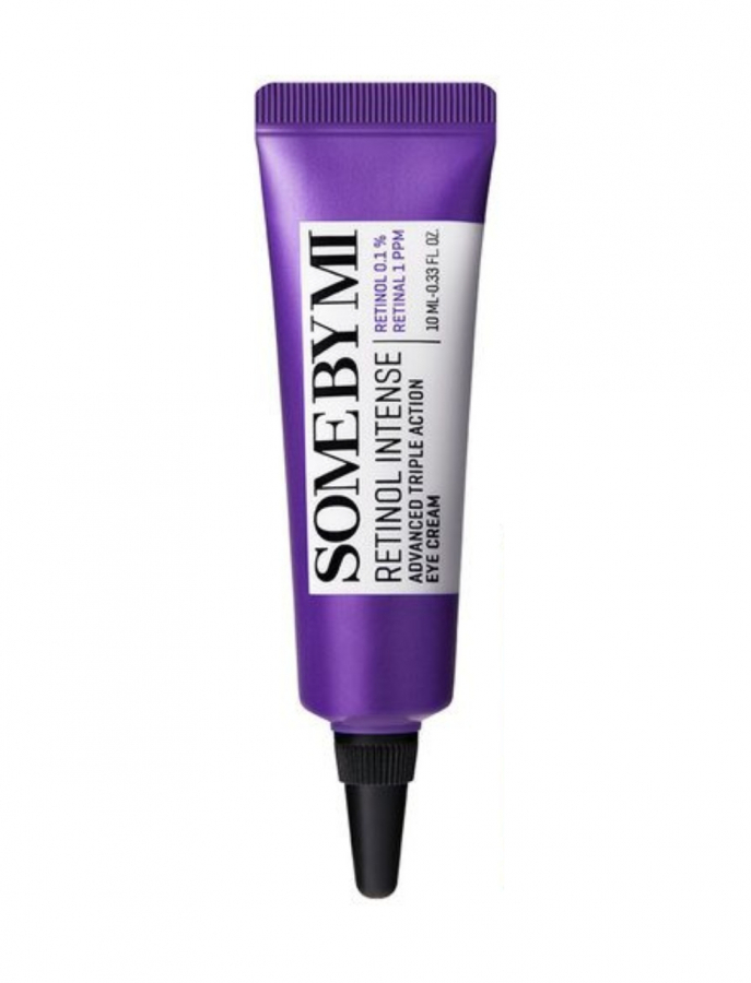 SOME BY MI RETINOL INTENSE ADVANCED TRIPLE ACTION EYE CREAM Интенсивный крем для кожи вокруг глаз с ретинолом 10мл