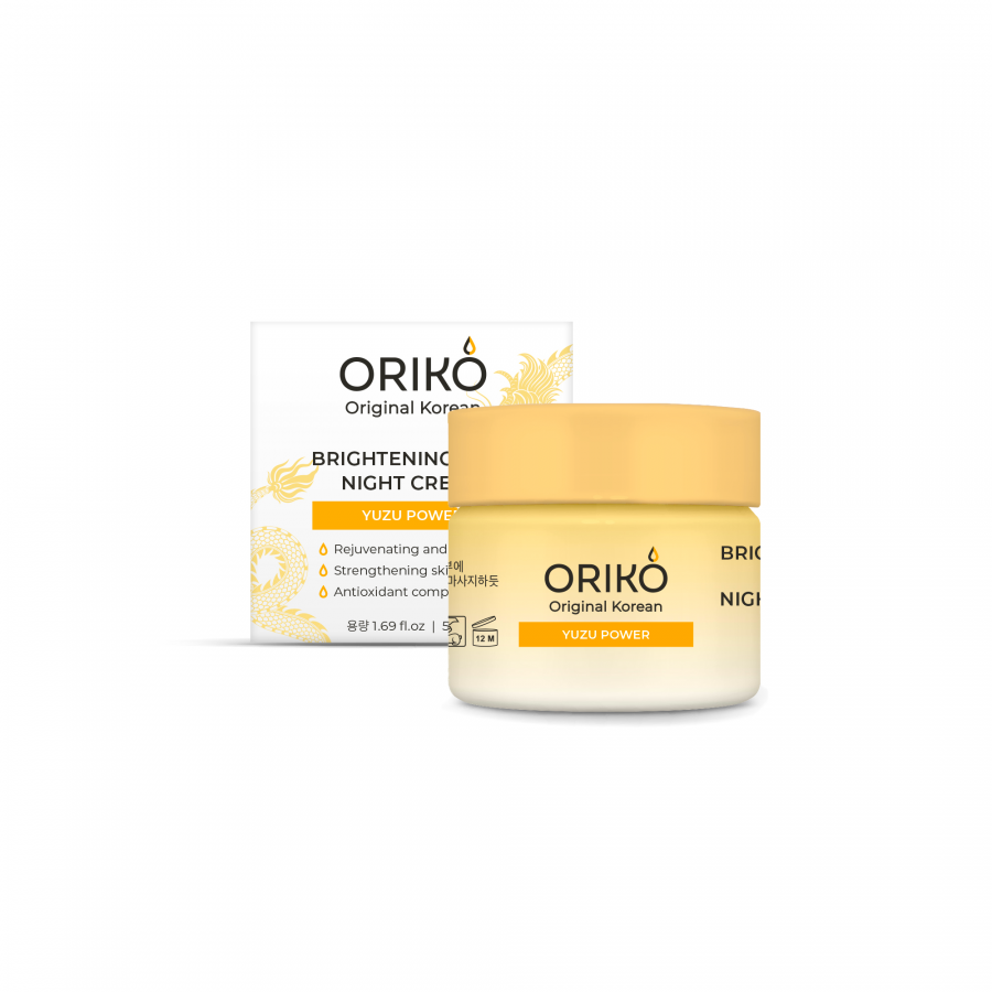 ORIKO Brightening care night cream with yuzu extract Ночной крем для лица с экстрактом юдзу, выравнивающий тон кожи 50мл