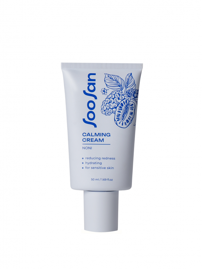 SOOSAN Calming cream with Noni Успокаивающий крем для лица с экстрактом нони для чувствительной кожи 50мл