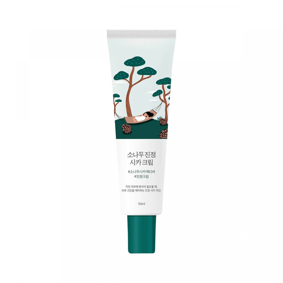 ROUND LAB PINE CALMING CICA CREAM Успокаивающий крем для проблемной кожи с экстрактами сосны и центеллы азиатской 50мл