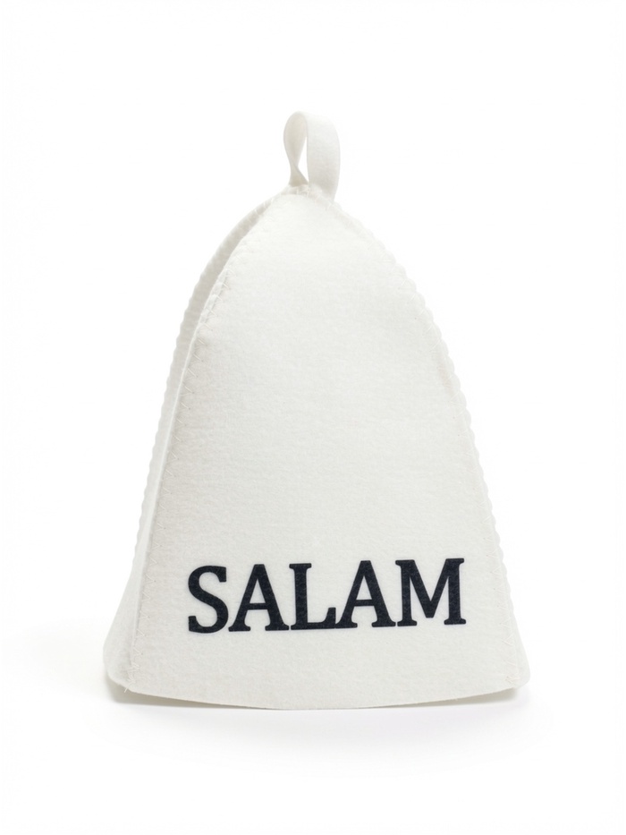 Шапка для бани и сауны Salam, полиэфир, шерсть, «Добропаровъ»