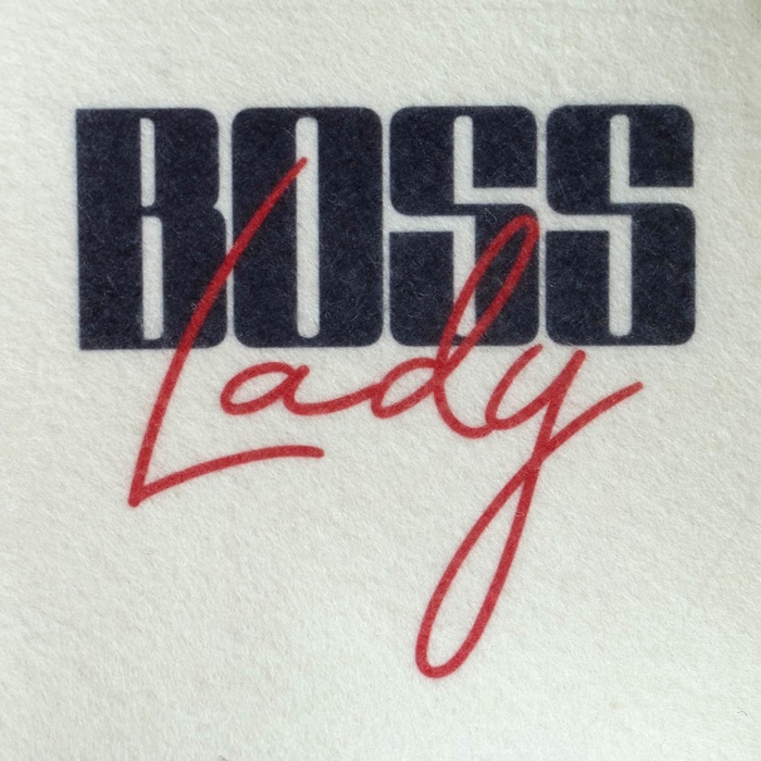 Шапка для бани и сауны Boss Lady, шерсть, полиэфир, «Добропаровъ»