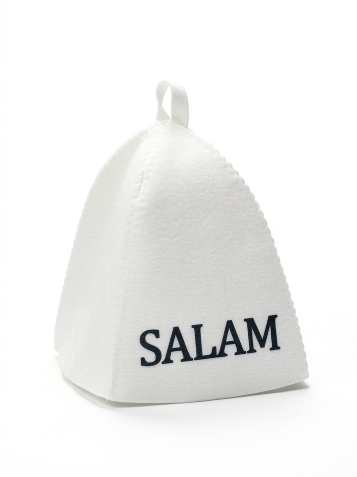 Шапка для бани и сауны Salam, полиэфир, шерсть, «Добропаровъ»