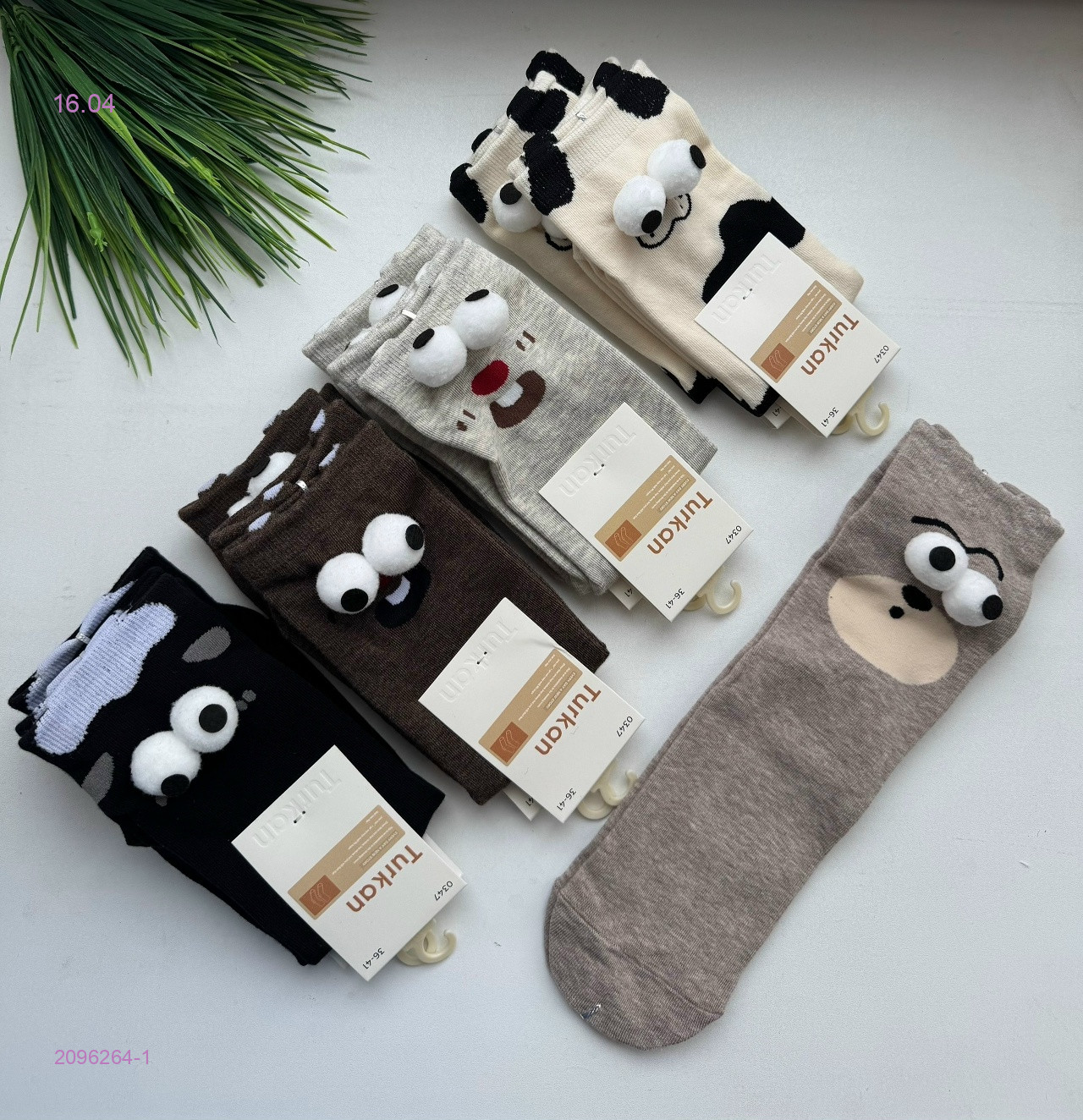 Носки женские 10 пар 2096264-1