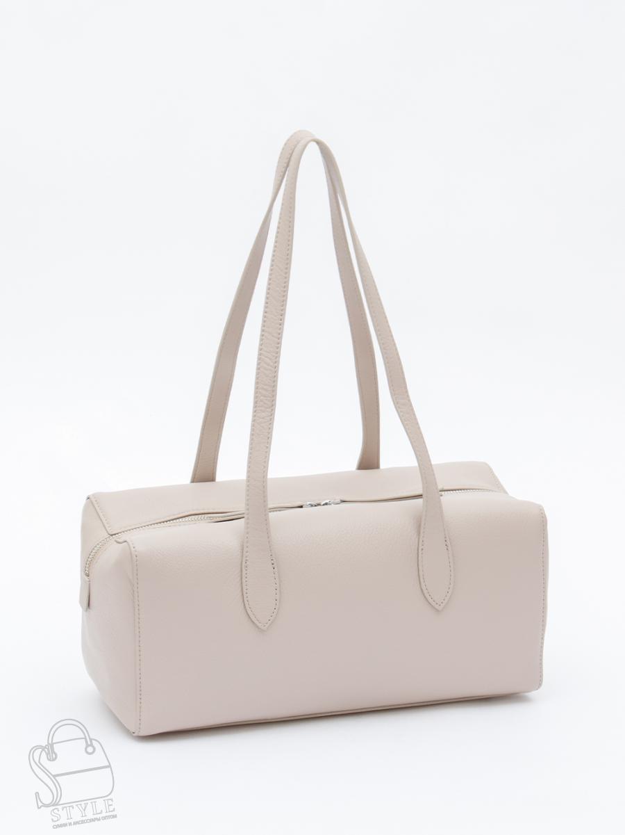 Сумка женская кожаная 6179Q beige Polina&Eiterou