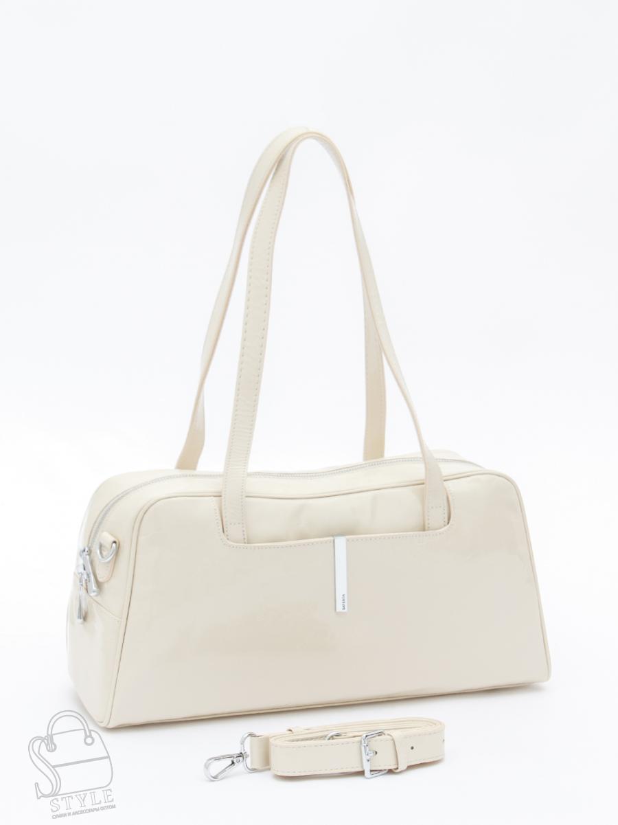 Сумка женская кожаная 91381 beige Velina Fabbiano-Safenta