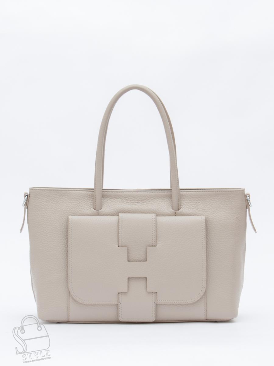 Сумка женская кожаная 1040C beige Polina&Eiterou