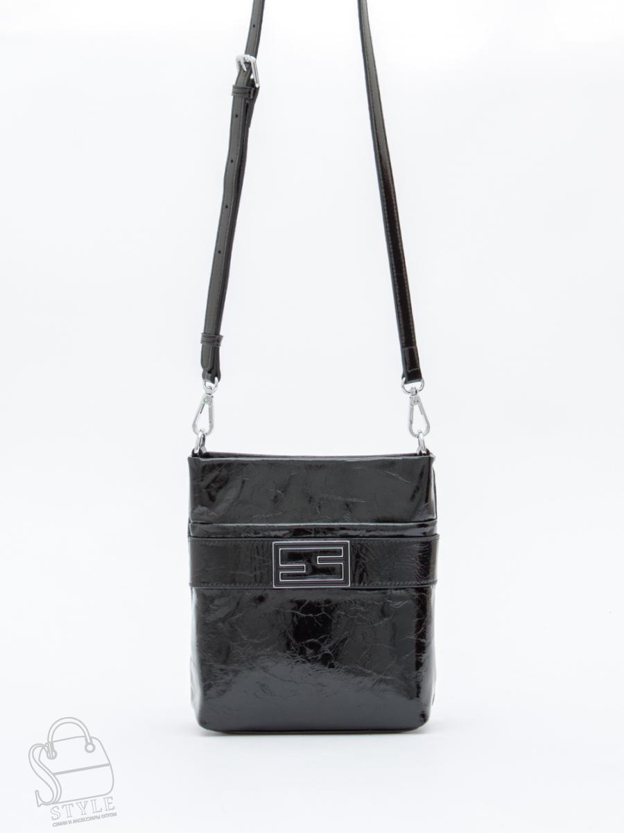 Сумка женская кожаная 98652-1 black Velina Fabbiano-Safenta