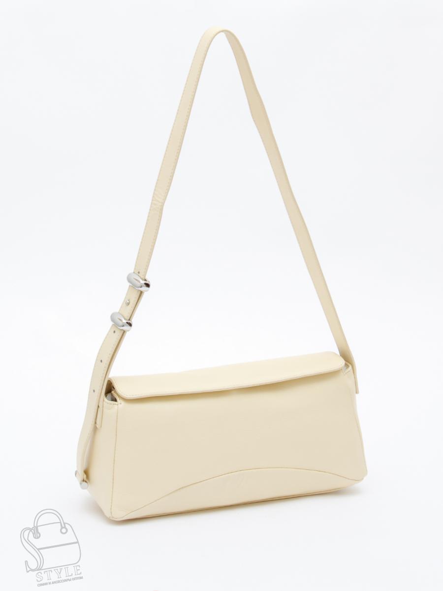 Сумка женская кожаная 1231M cream yellow Polina&Eiterou