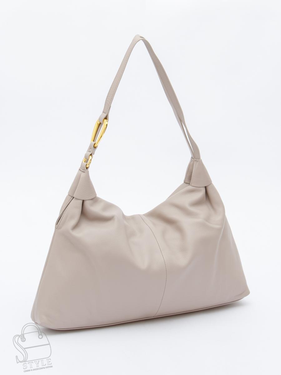 Сумка женская кожаная 1178M beige Polina&Eiterou