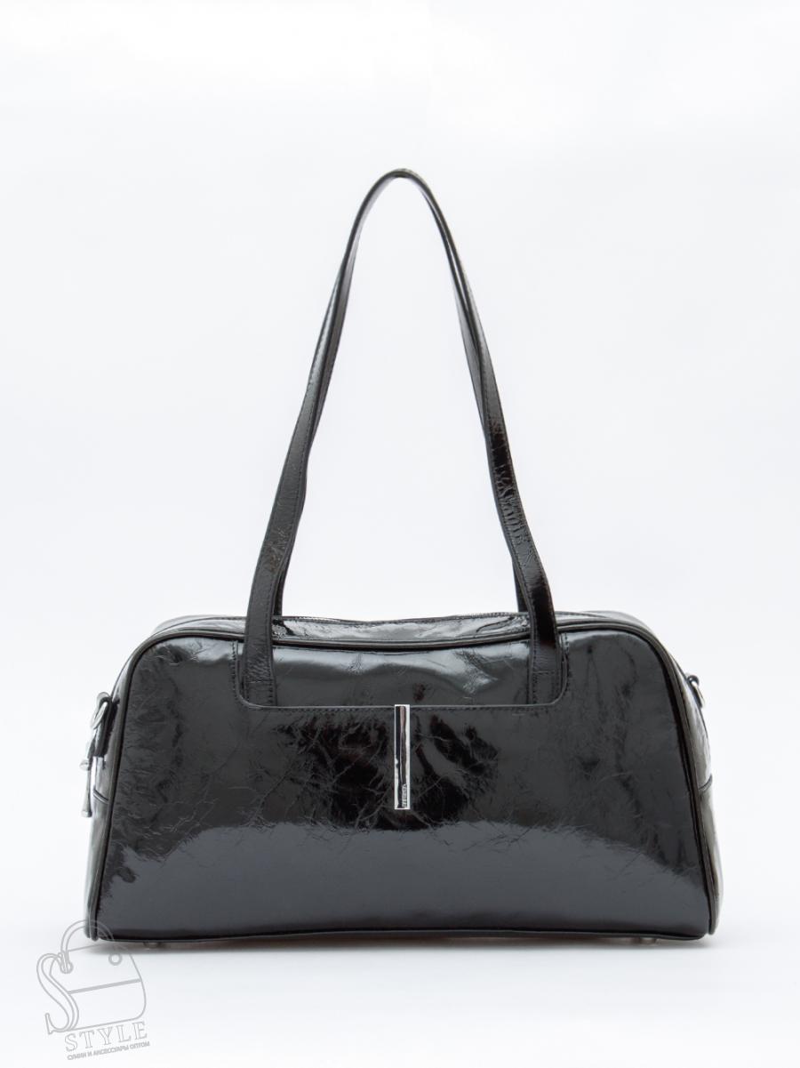 Сумка женская кожаная 91381 black Velina Fabbiano-Safenta