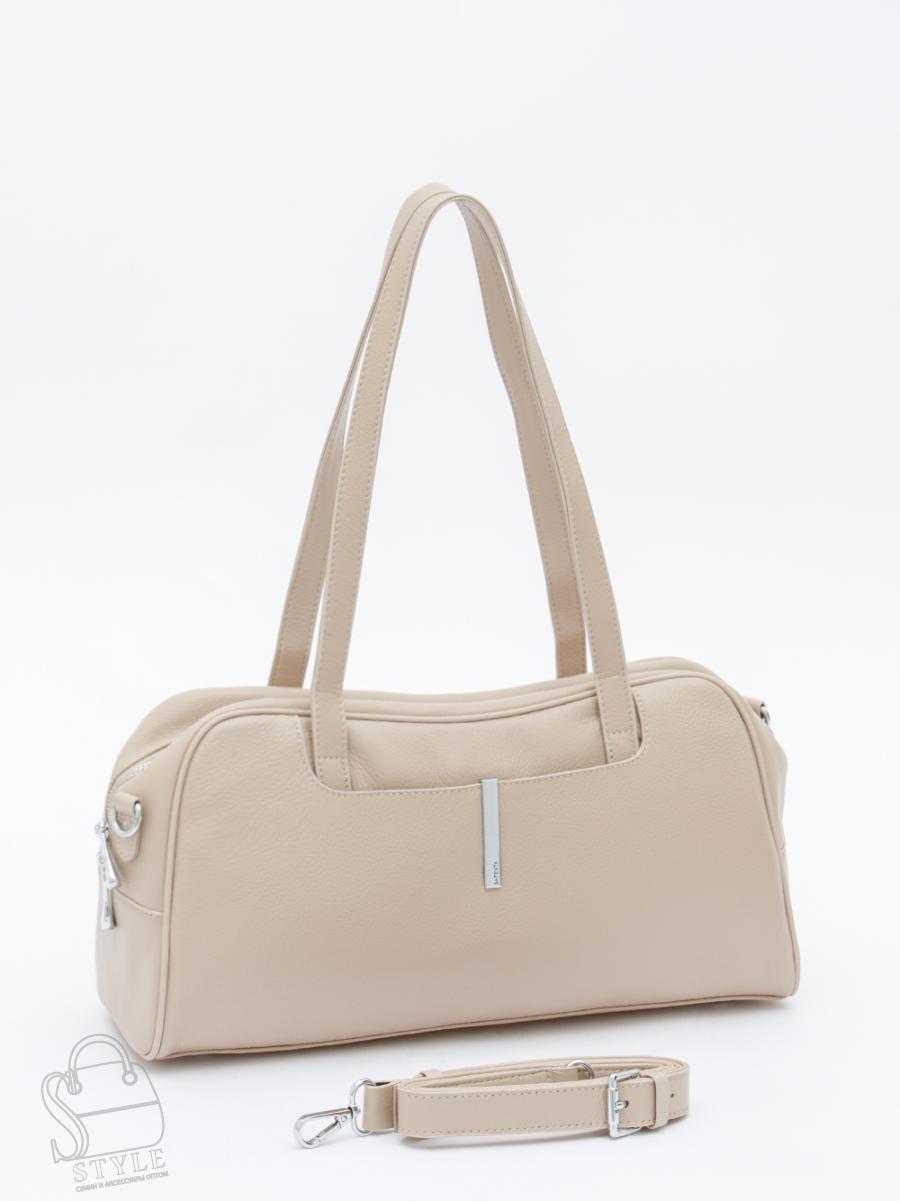 Сумка женская кожаная 91381-1 beige Velina Fabbiano-Safenta