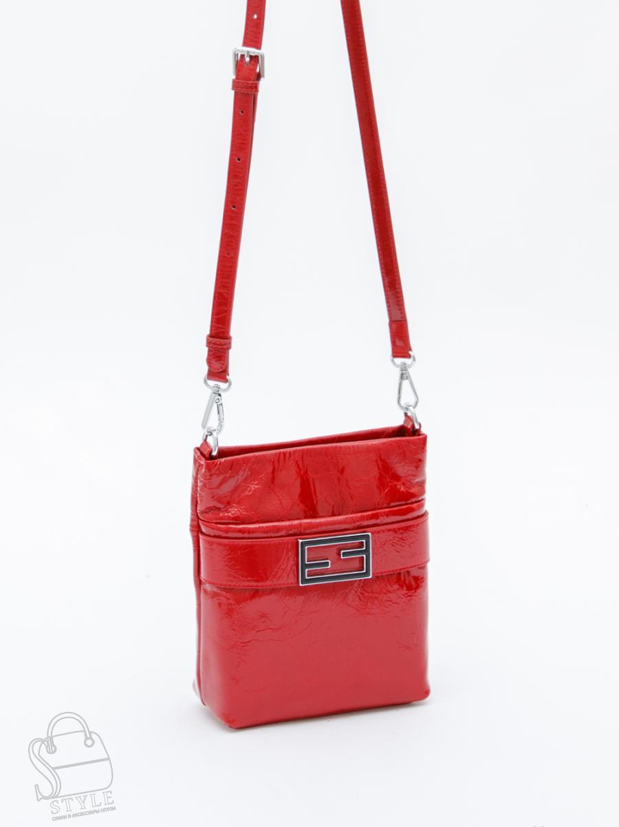 Сумка женская кожаная 98652-1 red Velina Fabbiano-Safenta