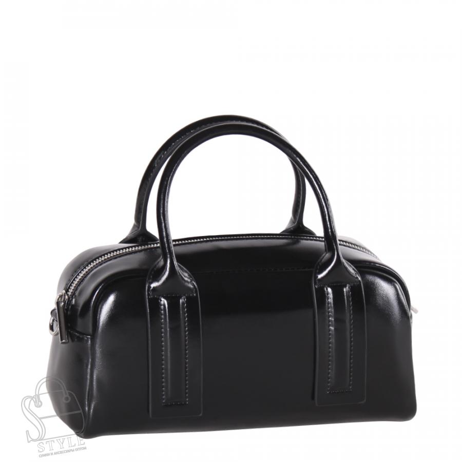 Сумка женская кожаная 7241PE black Polina&Eiterou