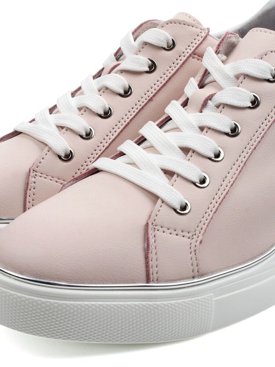 03-YD270-3 PINK Полуботинки спортивные женские (натуральная кожа)