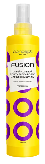 Concept Fusion Спрей солевой для укладки волос Идеальный объем Perfect Volume 240мл.6 /98635