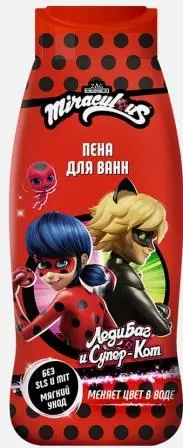Miraculous Леди Баг и Супер Кот Пена для ванн детская, 400мл.8 /арт-95030/