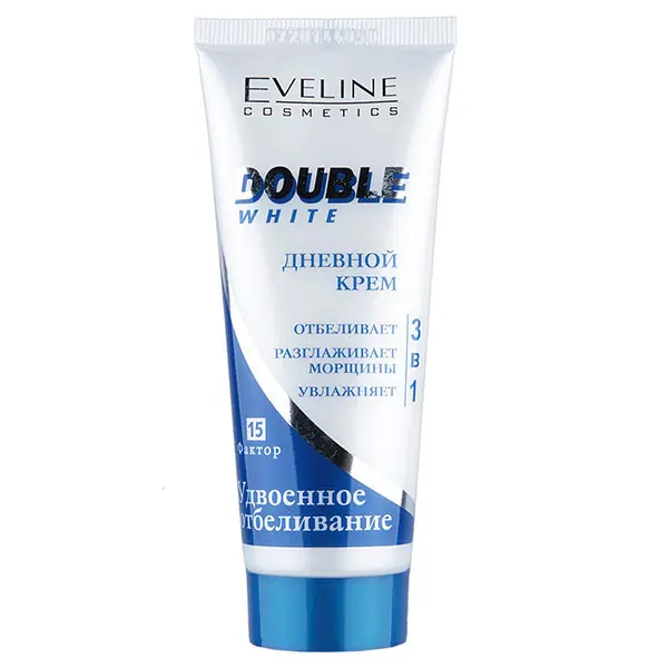 Eveline Double White Крем 3 в 1 дневной удвоенное отбелив.(75мл)