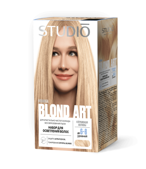 Студио Профешнл Blond Art Осветление волос до 6-8 уровней (2*25г/100/25мл).12 /09328