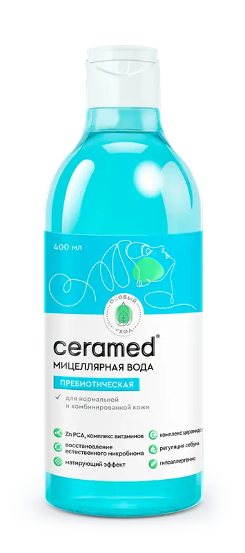 Церамед Вода мицеллярная пребиотическая (400мл).6 /99090