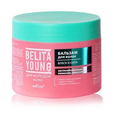 Белита Young ДЛЯ МОЛОДОЙ КОЖИ Бальзам д/в Блеск и сила (300мл).27