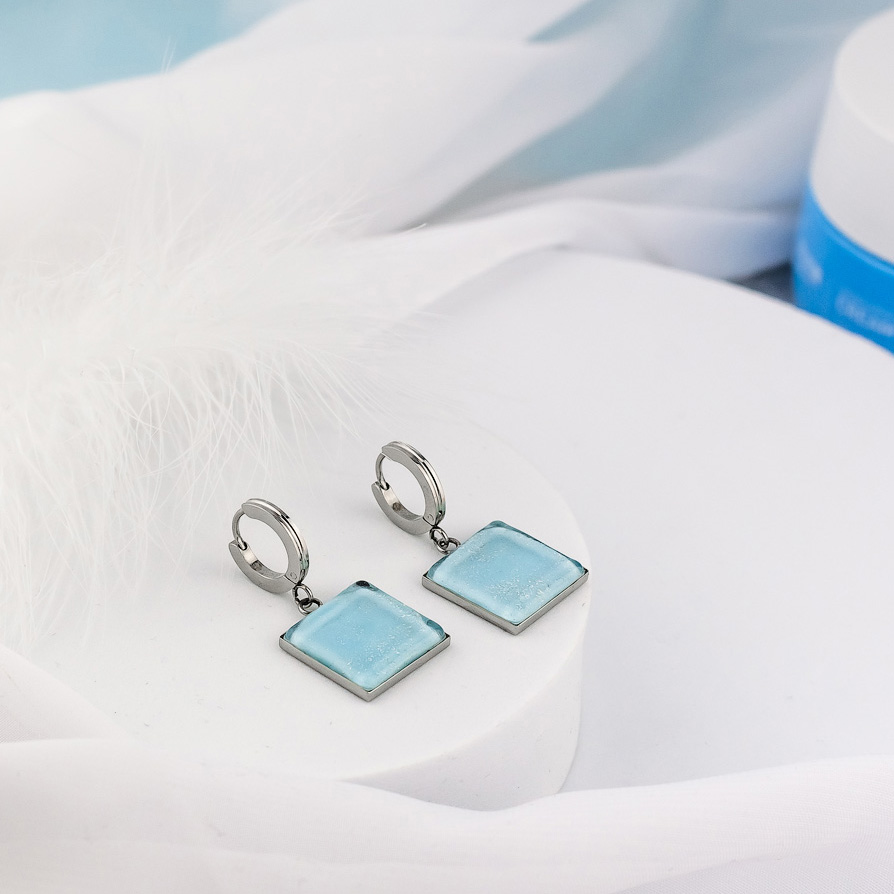 Серьги из муранского стекла VANILLA SKY LS3572