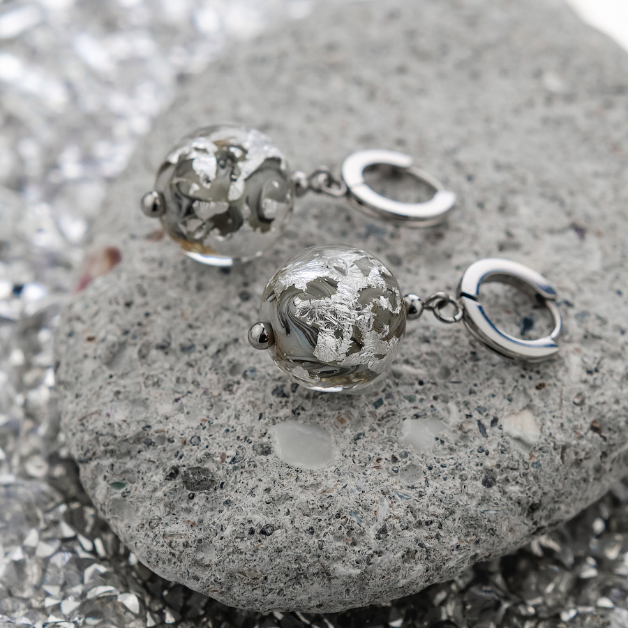 Серьги из муранского стекла ICEBERG LS3564