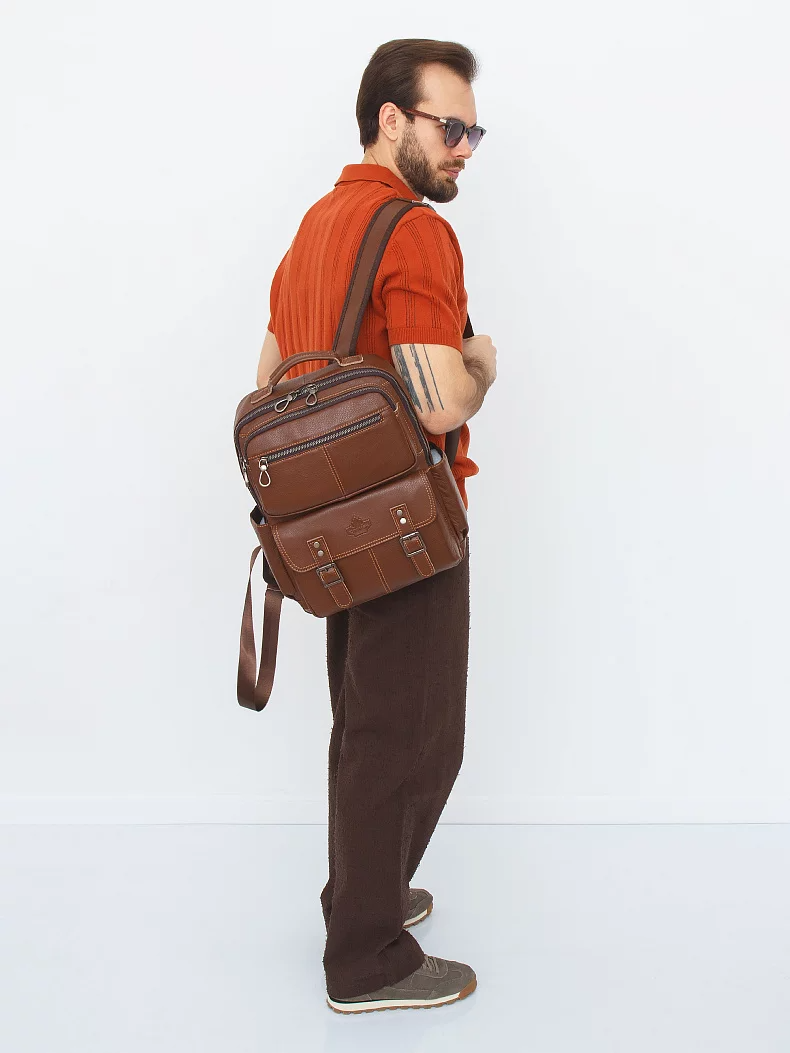 Рюкзак 3926Z brown Zinimsk