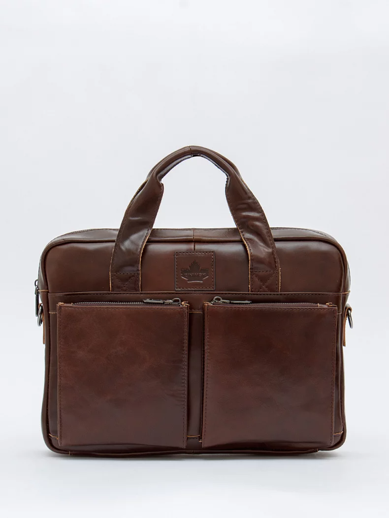Портфель 11017Z brown Zinimsk