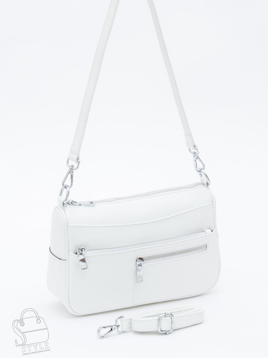 Сумка женская кожаная 6006VG white Vitelle Grassi