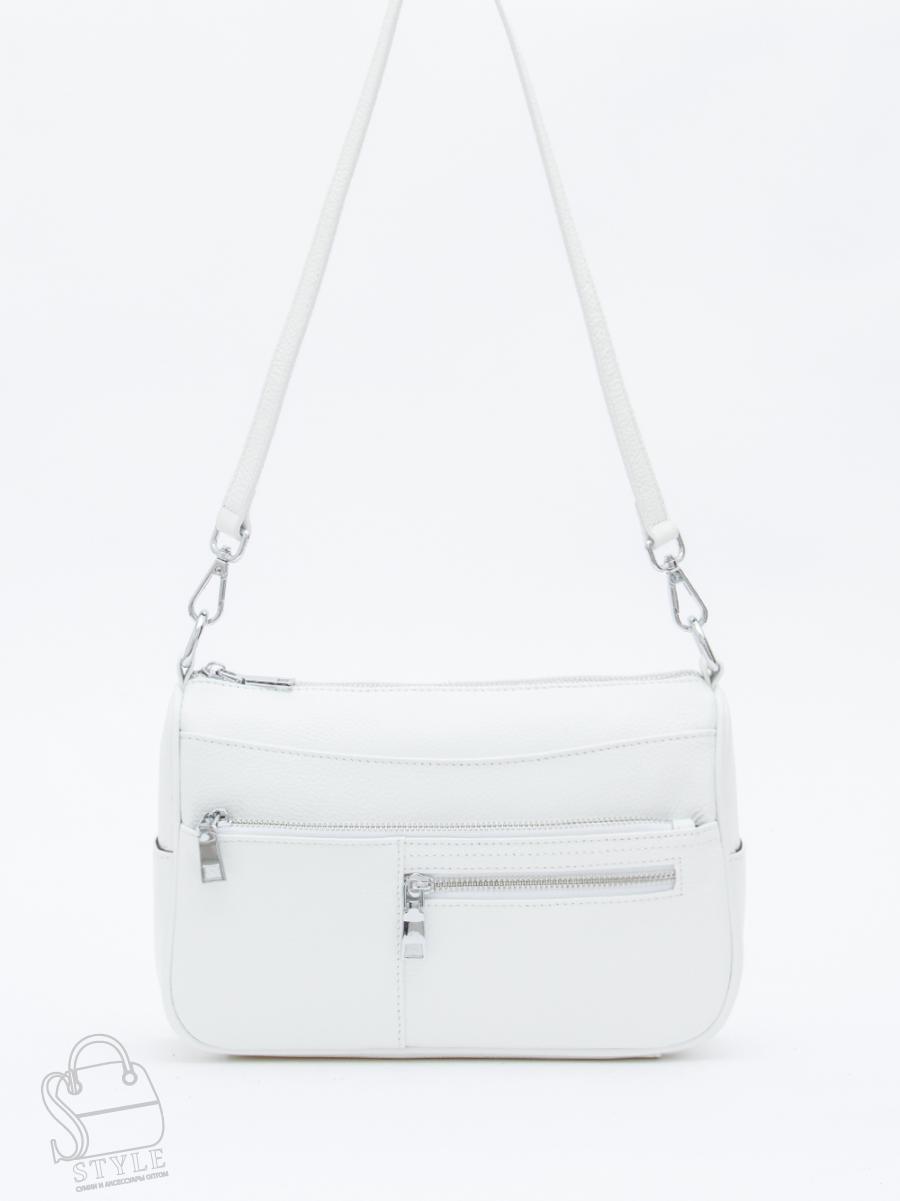 Сумка женская кожаная 6006VG white Vitelle Grassi