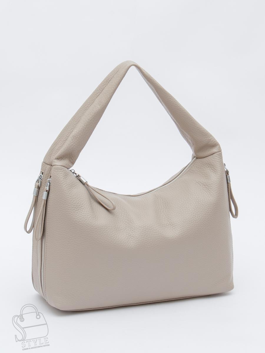 Сумка женская кожаная 1019C beige Polina&Eiterou