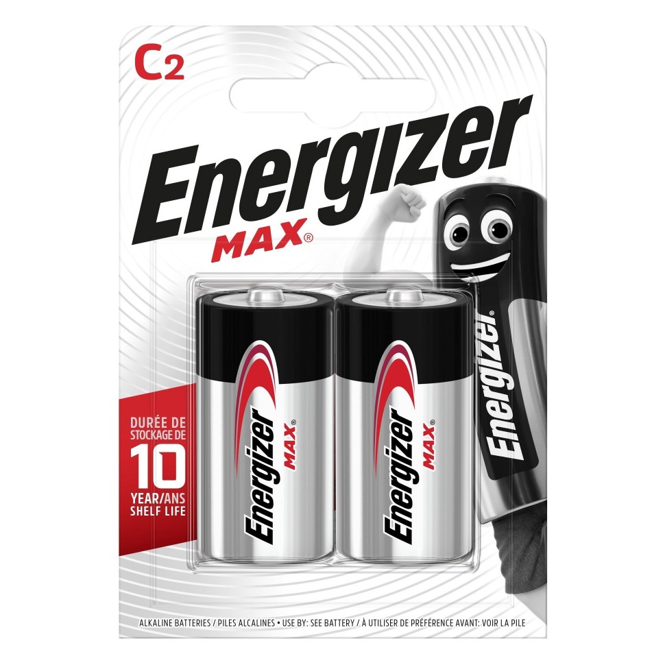 Батарейка Energizer Max LR14 C, бл/2