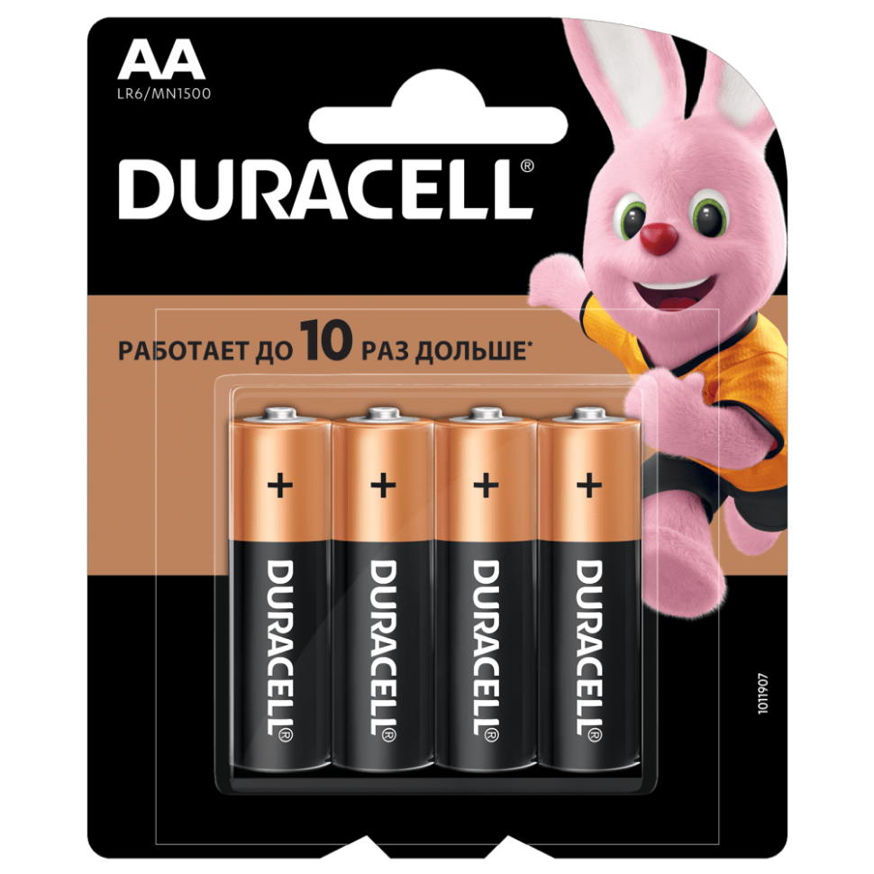 Батарейка Duracell LR06 AA, бл/4