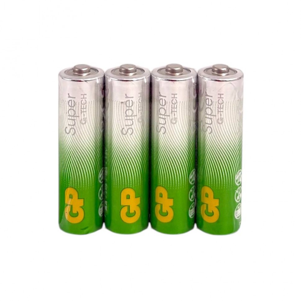 Батарейка GP Super LR06 AA, 4 в п/э
